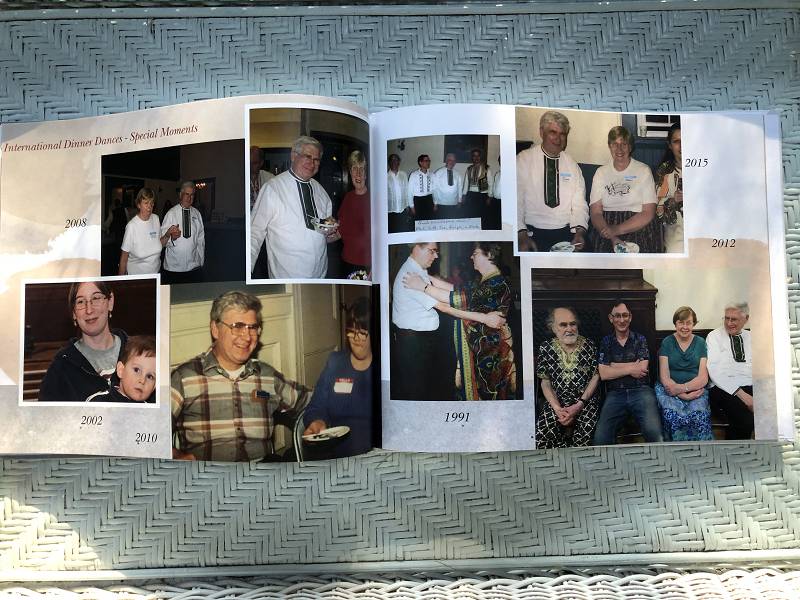 [ Two pages from FFD memories book ]